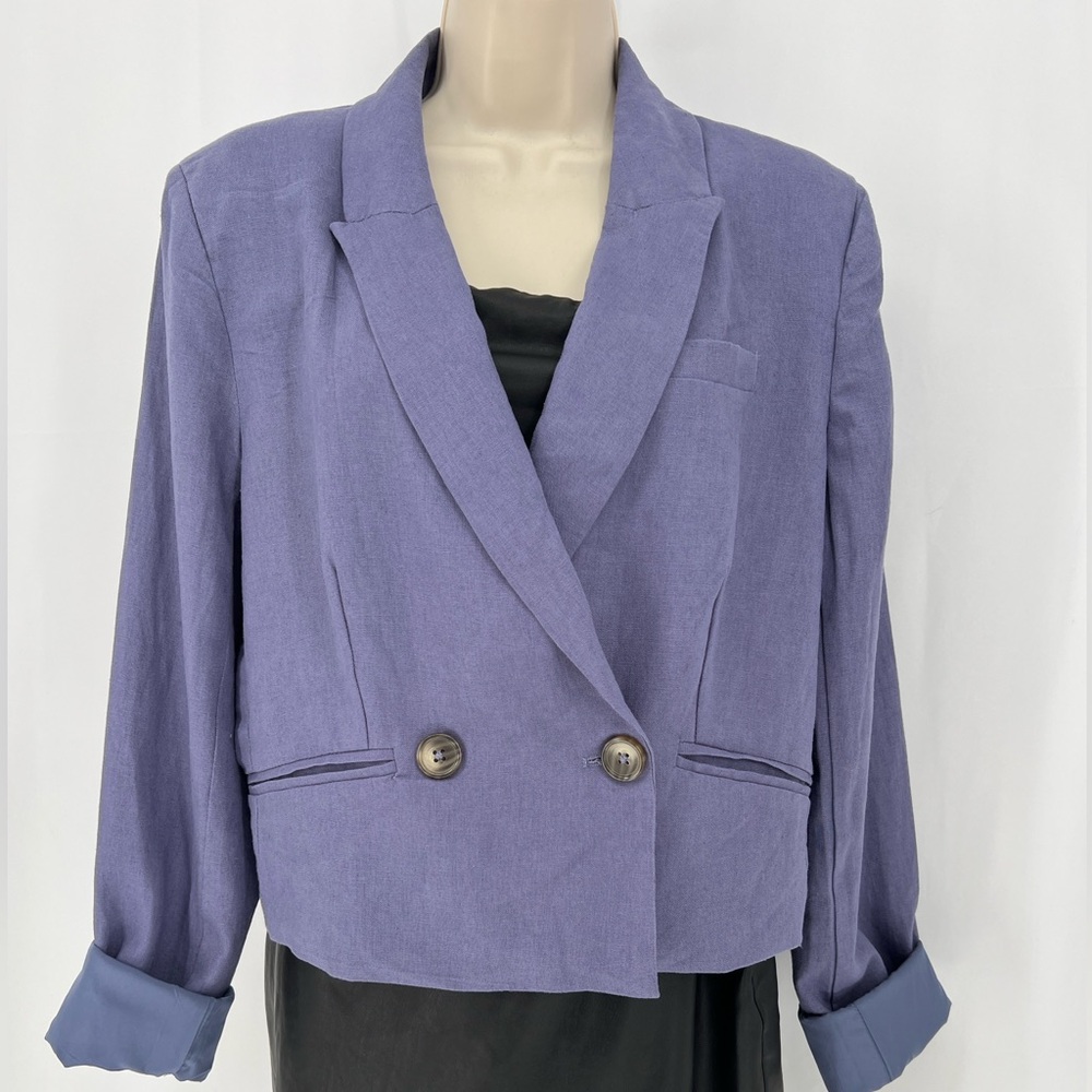 JASON WU - Women’s Linen Blend Blazer. Size Large